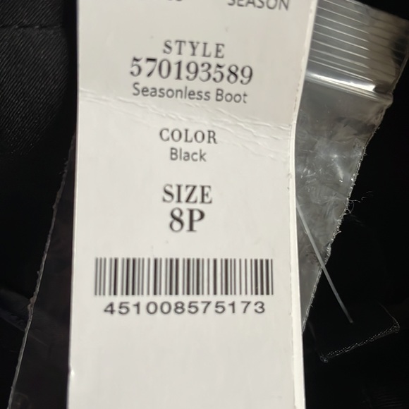 WHBM NWT Slim Boot Pant in Black 8P - Picture 6 of 6